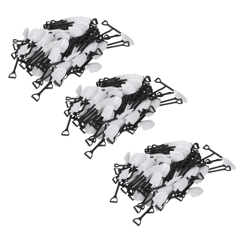 

300 шт., пластиковые одноразовые мини-лопаты