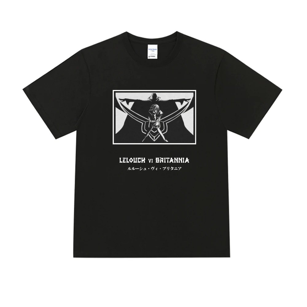 

Anime Code Geass Lelouch Lamperouge 2022 Pirnt T Shirt Men's Women's Summer Couple Comfortable Short Sleeves T-shirt Male Tops