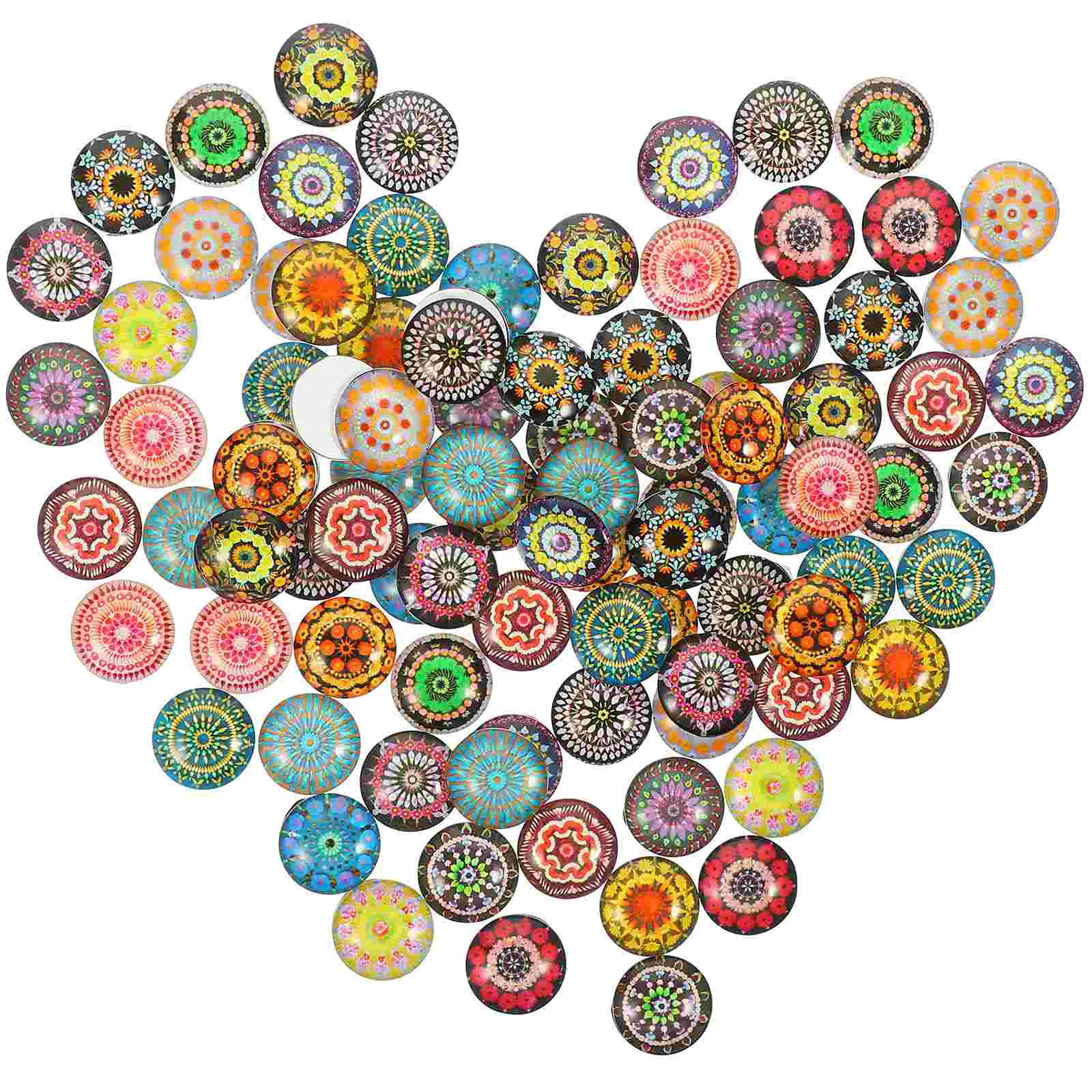 

100pcs Craft DIY Cabochons Glass Dome Cabochons Jewelry Making Accessories
