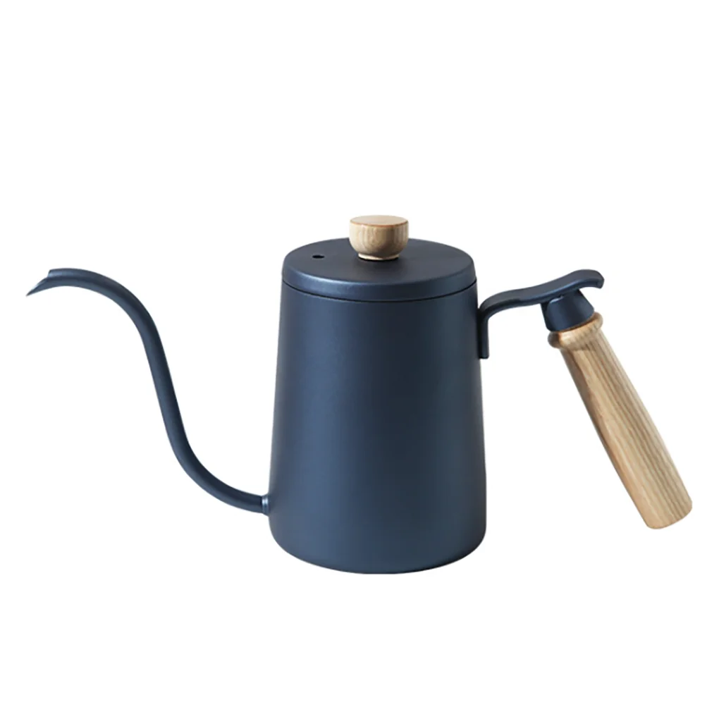 

Кофейный чайник с деревянной ручкой, из нержавеющей стали