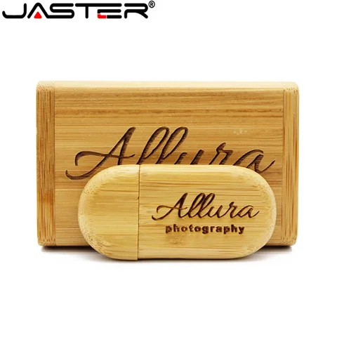 JASTER USB-флешка деревянная 4/16/32/64 ГБ