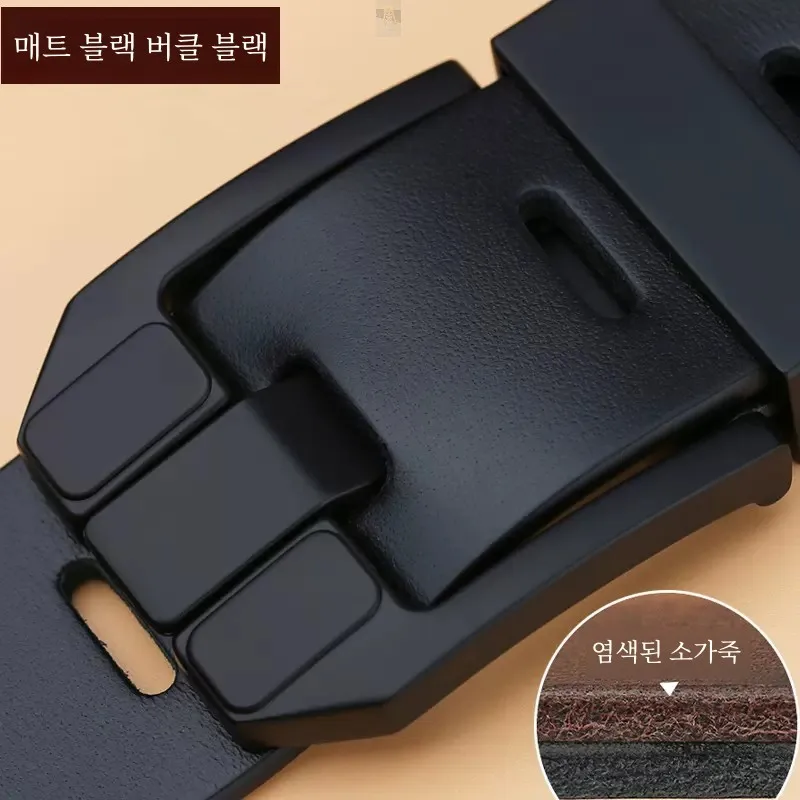 Lanyazawa мужской кожаный ремень с пряжкой из натуральной воловьей кожи модный