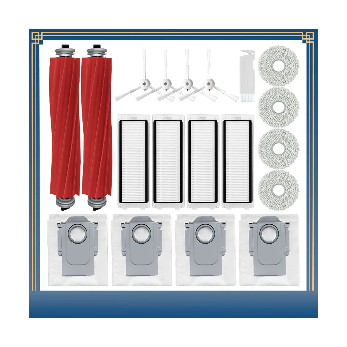 Запчасти для робота-пылесоса Roborock Q Revo / P10 A7400RR основная боковая щетка фильтр НЕРА