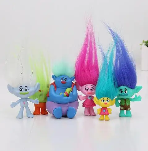 Экшн-фигурки троллей из фильма маковая ветка 3-7 см 6 шт./компл. | Игрушки и хобби
