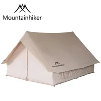 mountainhiker 5 8 person outdoor camping cotton eave tent luxury ultralight large family waterproof thickened hiking picnic tent