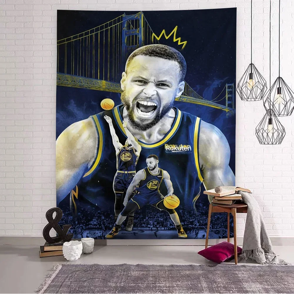 Горячий баскетболист красочный гобелен настенный хиппи цветок настенные ковры