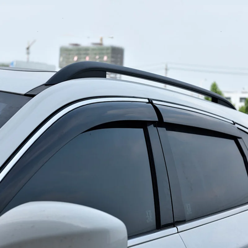 

Plastic Window Visor Vent Shades Sun Rain Guard Deflector Trim 4pcs For Vauxhall Opel Mokka / Buick Encore 2013-2017