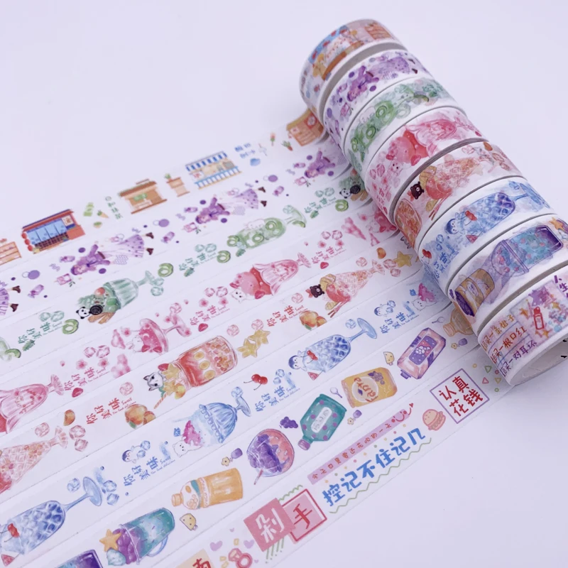 

5 м маленький свежий мороженое холодный напиток своими руками учетная запись материал дневник украшение для учетной записи для рук милый це...