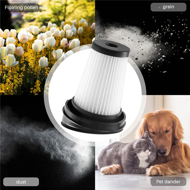 

4 Pcs Hepa Filters for VCH9629 VCH9630 VCH9631 VCH9632 - Replaces Parts No. 9178008590