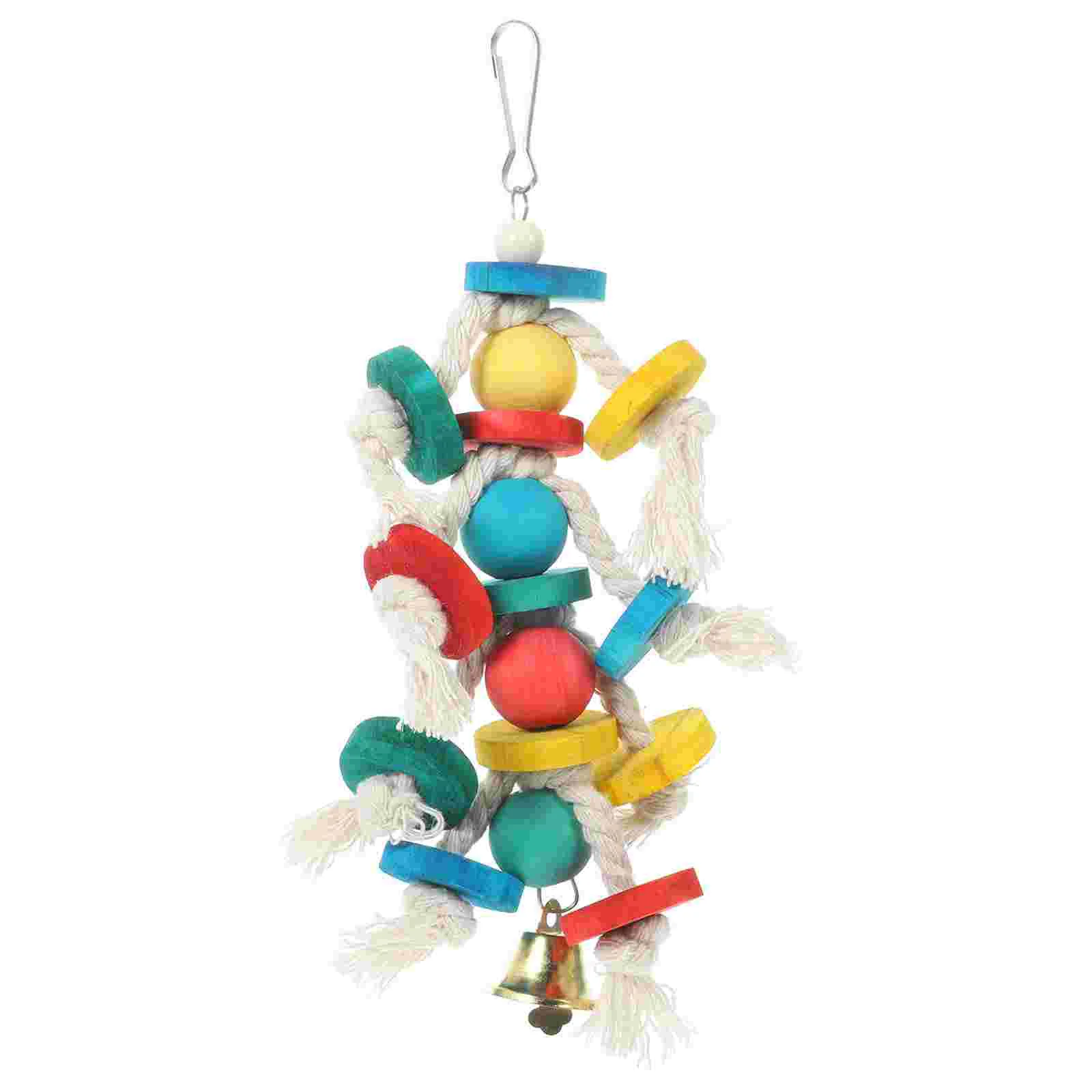 

Parrot Biting Toy Funny Bied Chew Bird Hanging Teething Foraging Wooden Cage Bite Toys The Birdcage