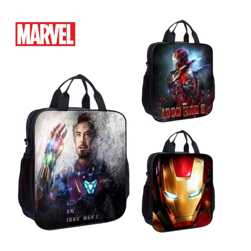 

Периферийные Мстители Marvel, Капитан Америка, Железный человек, персонализированная креативная мультяшная Детская сумка для файлов на молнии, рождественский подарок