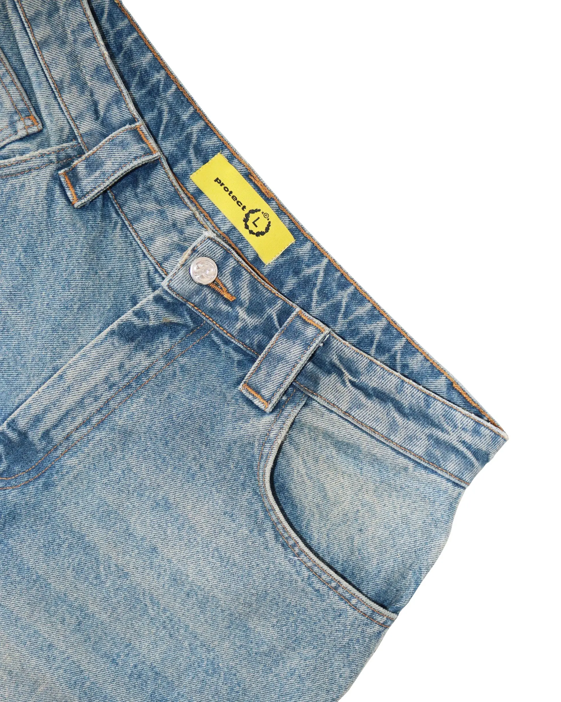 Джинсы женские прямые с низкой посадкой широкими штанинами в стиле Харадзюку