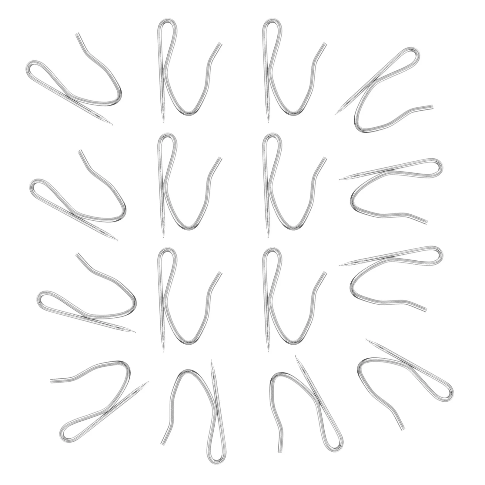 

Decorative Curtains Frame Home Wall Hooks Stainless Steel Metal Tie Backs Shower Ring Rustproof Bathroom Hanger
