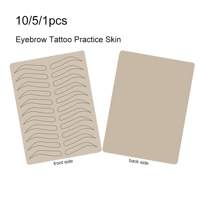 

Microblading Tattoo Supplies Eyebrow Practice Latex Skin Permanent Makeup Eyebrow Tattoo Training No Ink Needed Dotting Line