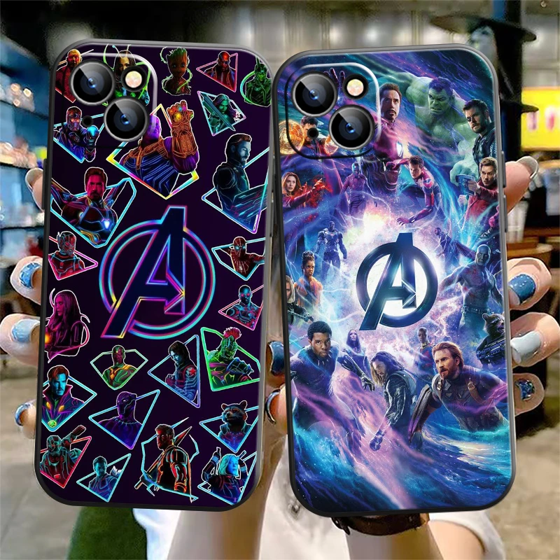 

Популярный чехол для телефона Marvel для iPhone 13 12 11 Pro 12 13 Mini X XR XS Max SE 6 6s 7 8 Plus, мягкий чехол
