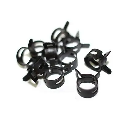 

Water Cooling Liquid Cooler Hose Tube Clip 8pcs 9mm 10mm 11mm 13mm 16mm 19mm Black