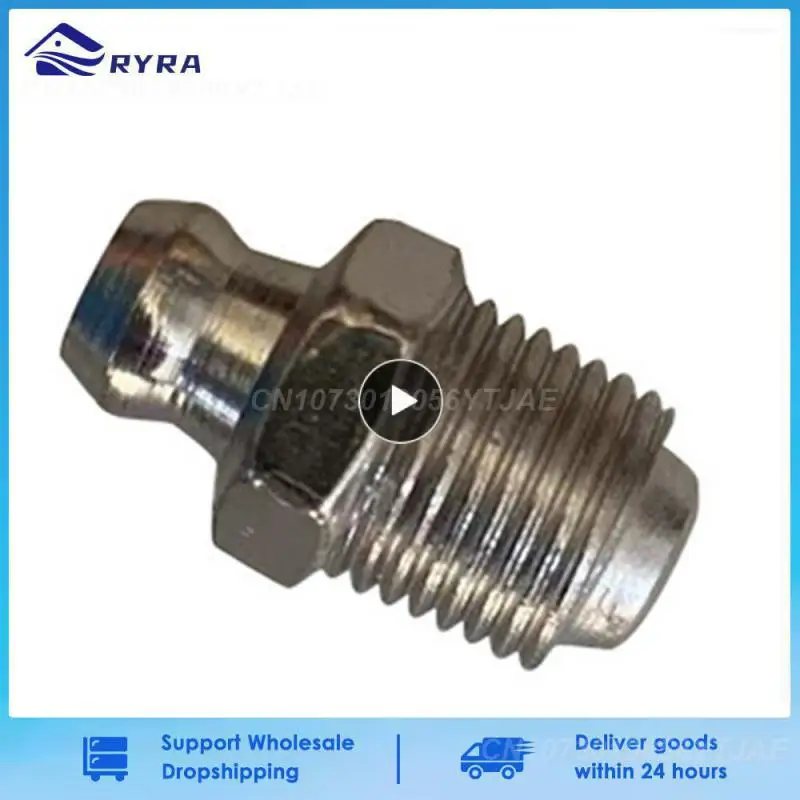 

Nickel-plated Straight Nozzle Universal Hydraulic Grease Fitting Truck Excavator Butter Gun Fittings Tools And Gadgets Creative