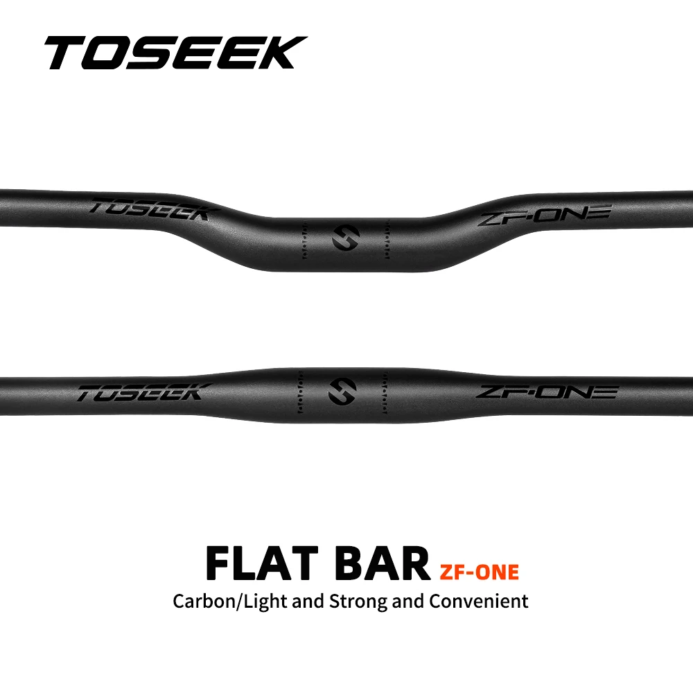 

TOSEEK ZF-ONE Mtb Carbon Handlebar Bicycle Handlebar 31.8*580-720/740/760mm Matt Black Handlebars For Mountain Bike Accessories