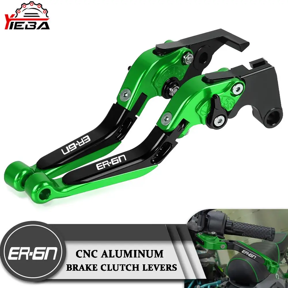 

Motorcycle CNC Handbrake Adjustable Brakes Clutch Levers For KAWASAKI ER-6N ER6N 2009-2017 2010 2011 2012 2013 2014 2015 2016