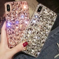 luxury bling diamond rhinestone case for samsung s21 ultra s20 ultra fe s22 s9 s10 plus note 10 plus 20 phone case pearl crystal