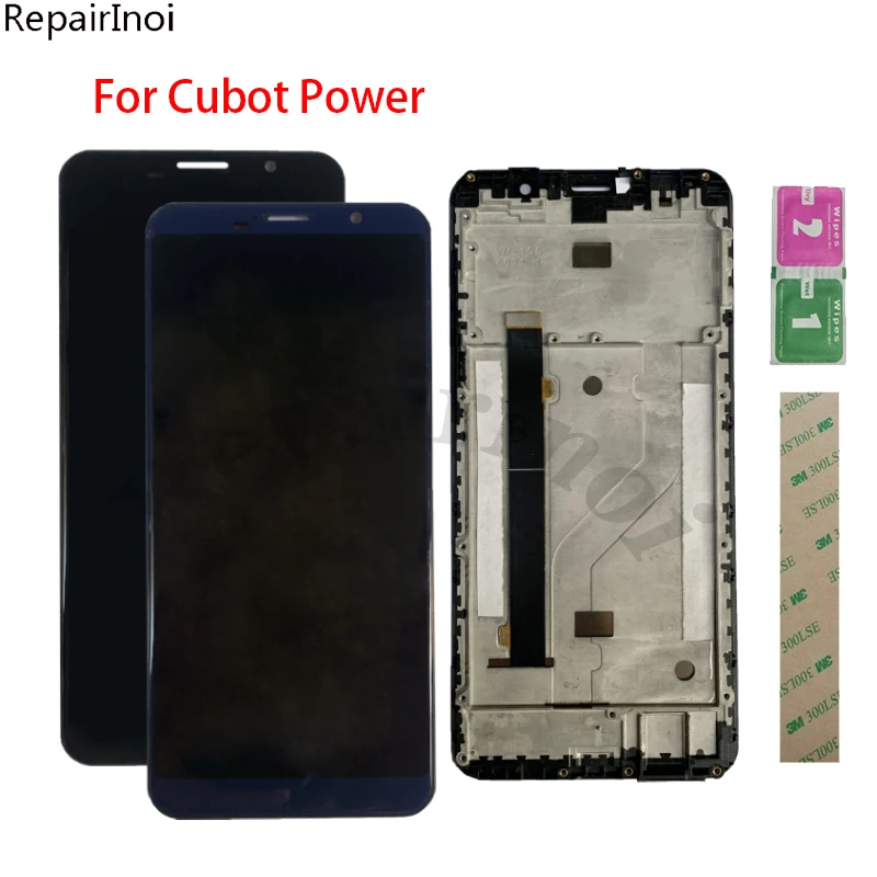 100% протестированный ЖК-экран для Cubot Power ЖК-дисплей с рамкой зеркальный экран