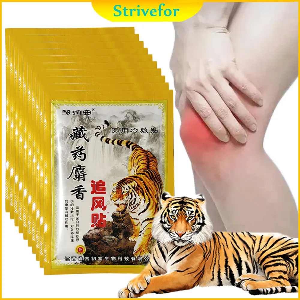 

80pcs Tiger Balm Analgesic Patch Effective Knee Joint Ache Sprain Medical Plaster Arthritis Rheumatoid Pain Relief StickerAT0122