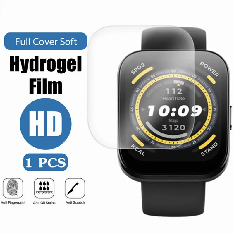 

Защитная мягкая пленка для смарт-часов Amazfit Bip 5 1,91 дюйма HD защитный экран против царапин ПЭТ гидравлический чехол Бесплатная доставка
