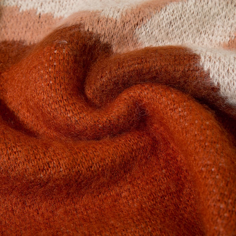 2023 New Men's Street Sweater Vintage Abstract Pattern Hip Hop Knitted Sweater Fashion Brand Pullover Casual Sweater Sweater