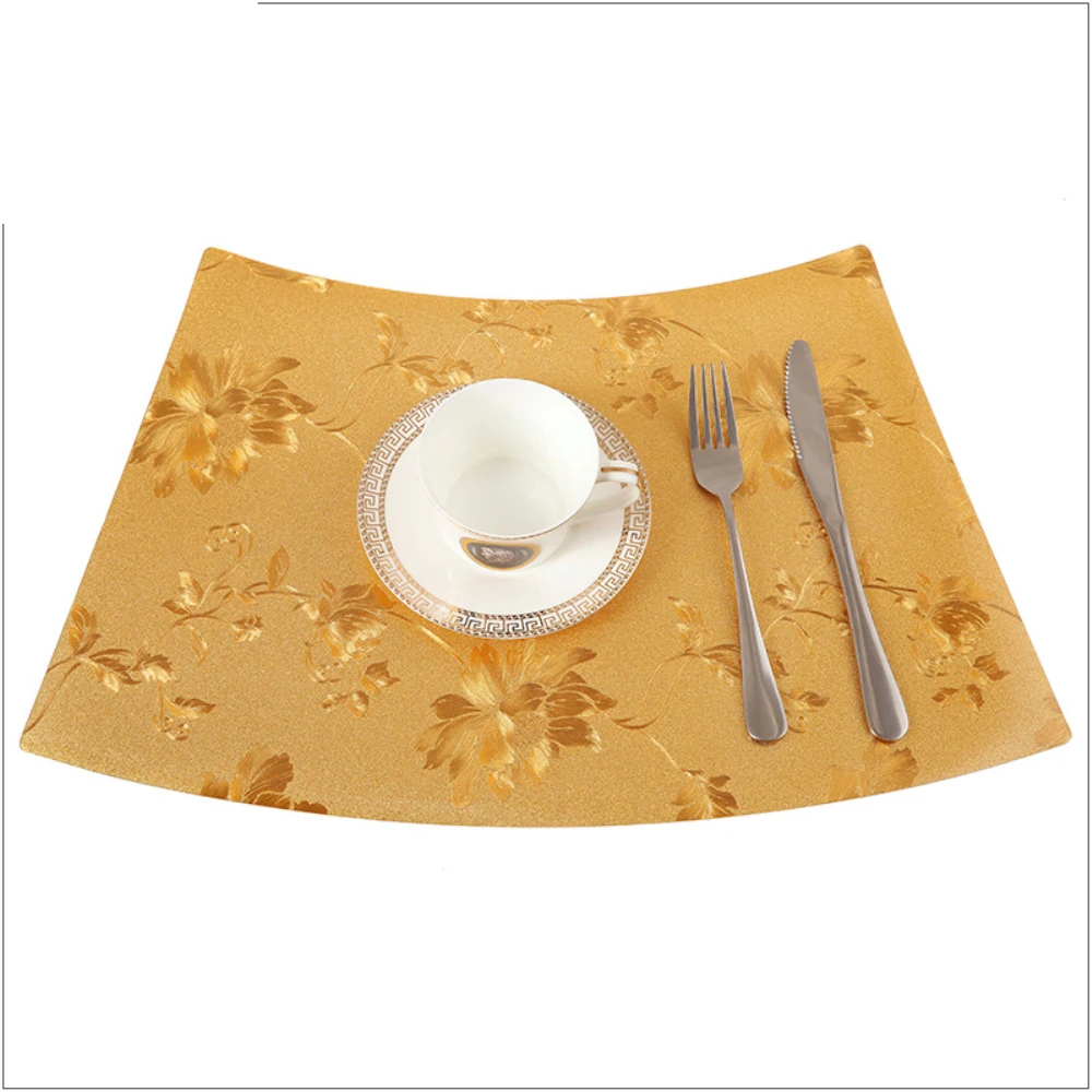 

Creative Multi-color Western Food Mat Restaurant Home Tableware Mat Wholesale Luxury Simple Table Mat 2023 New Household 1 Piece