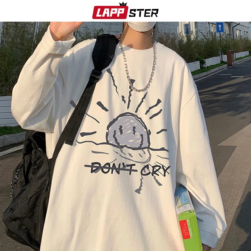 

Футболка с длинным рукавом и принтом солнца, в стиле Харадзюку