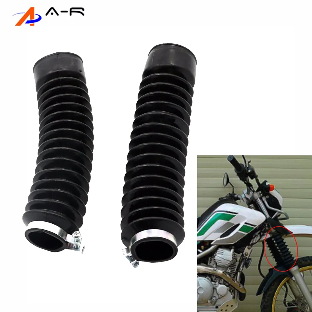 Pair Front Fork Cover Gaiters Gators Boots Shock Protector Absorber Protective Sleeve for YAMAHA XG250 Tricker XG 250 XG-250