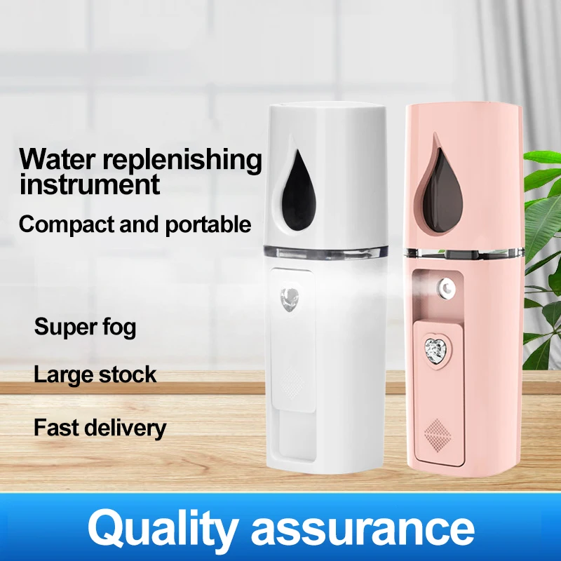

30ml Mini Nano Face Steamer USB Nebulizer Facial Sprayer Humidifier Hydrating Wrinkle Women Beauty Skin Care Sprayer