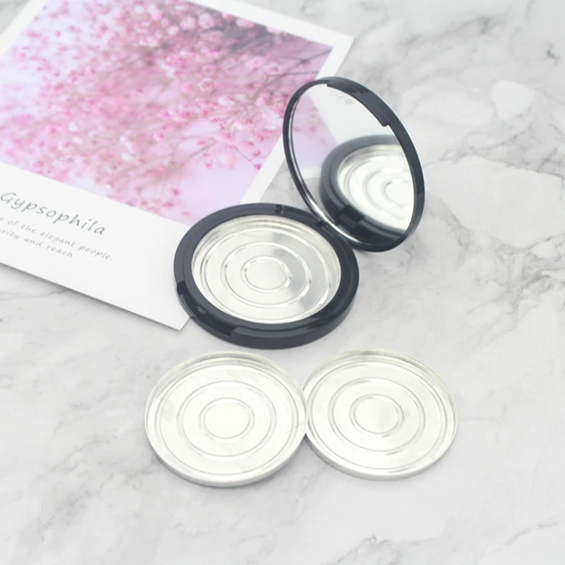 

1PCS Mirror Powder Box Air Pressure Makeup Powder Box Makeup Blush Bottle Container With Mirror Empty Pressed Powder Case