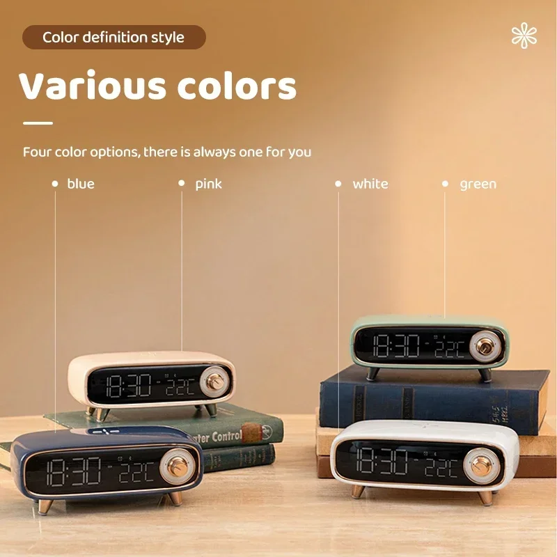 Многофункциональный Bluetooth-динамик 6 в 1 беспроводная быстрая зарядка 15 Вт