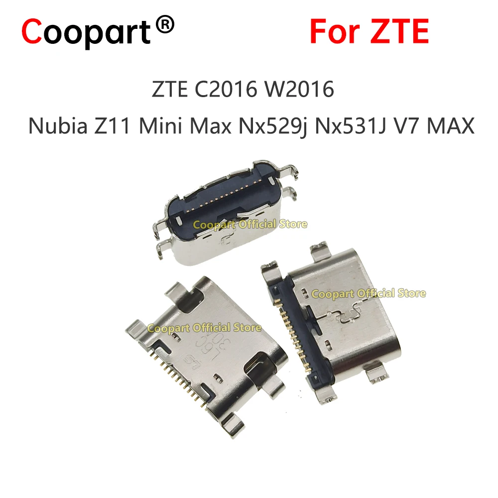 10 шт., разъём USB Type-C для ZTE C2016 W2016 Nubia Z11 Mini Max Nx529j Nx531J V7 MAX