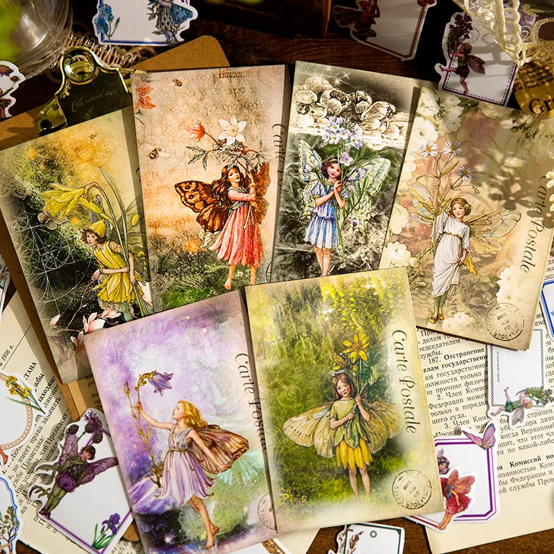 

30 шт. Meomo воздуходувки материал бумага границы Примечания долина Genie коллаж наклейки база справочный фон Сделай Сам 130*88 мм