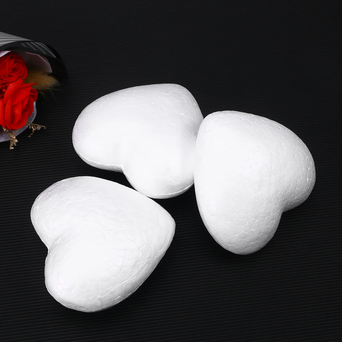

Foam Heart Styrofoam Hearts Craft Crafts Shapes Polystyrene Diy Shaped Wreath White Valentines Shape Wedding Day Ornament Inch
