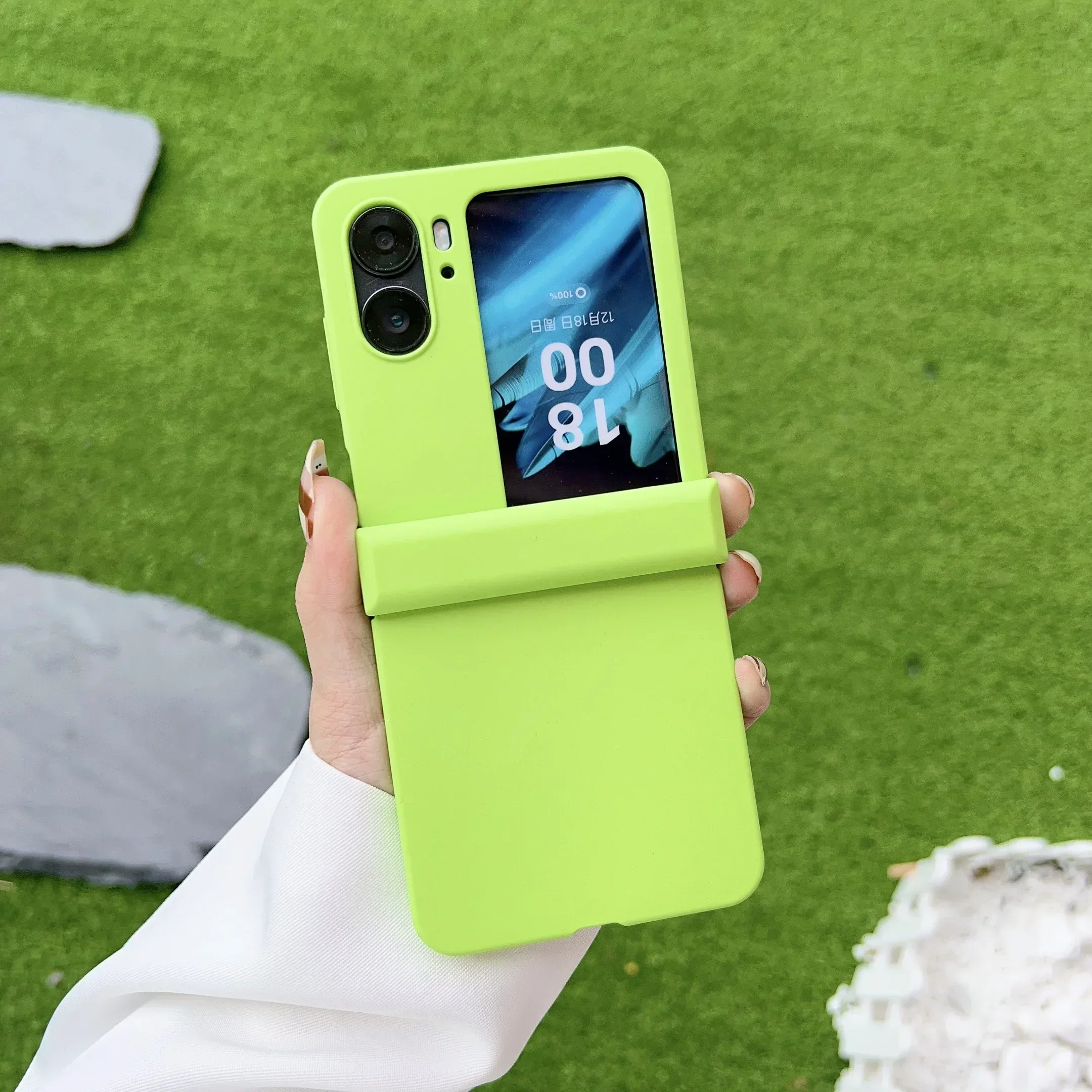 Модный чехол для Oppo Find N2 N3 Flip 5G Защита шарнира Роскошный складной противоударный