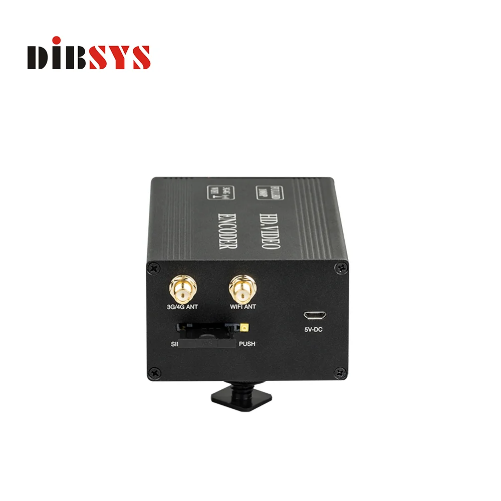 

4G wireless video encoder hevc support Main TS stream and the sub TS stream use in different network protocols for transmission