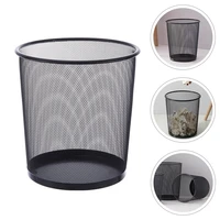 trash can mesh wire waste basket garbage bin metal kitchen wastebasket black recycling containers bins paper baskets