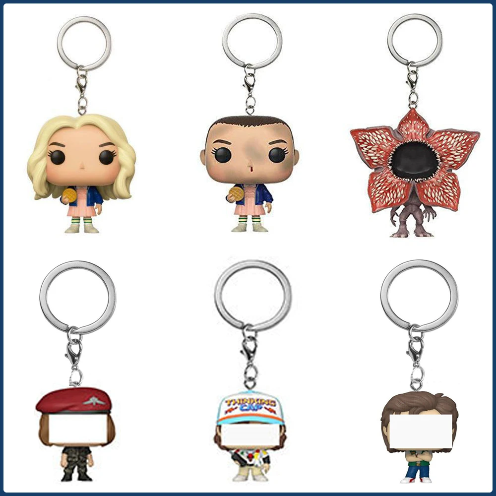 Карманный брелок FUNKO Очень странные дела Дастин Одиннадцать Робин Стив