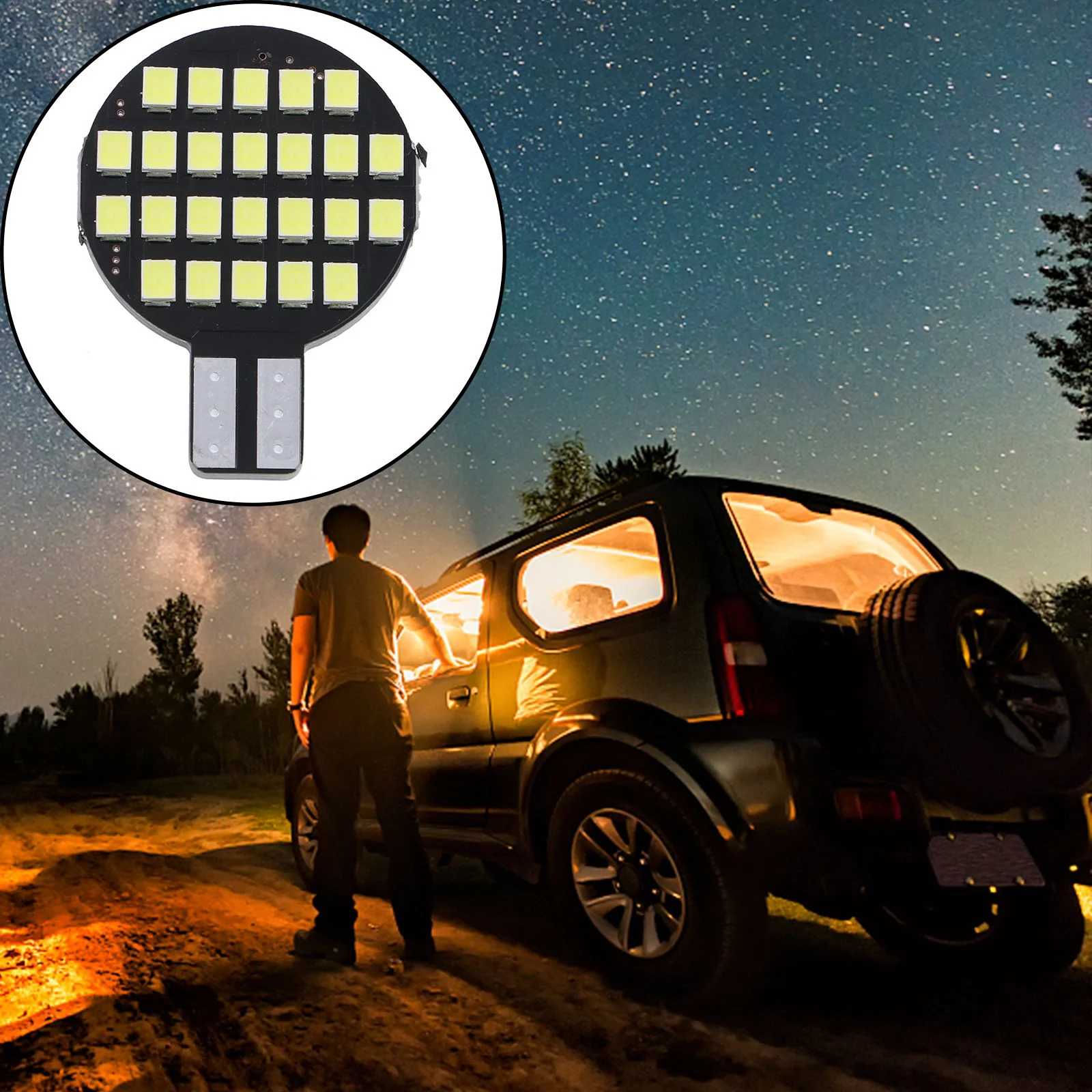 

5 Pcs Lamp Durable Premium Professional Prime Lights LED Bulb for Car Truck Auto