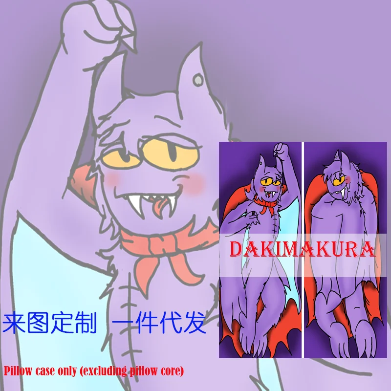 

Двусторонняя наволочка Dakimakura с рисунком из аниме «Дракула»