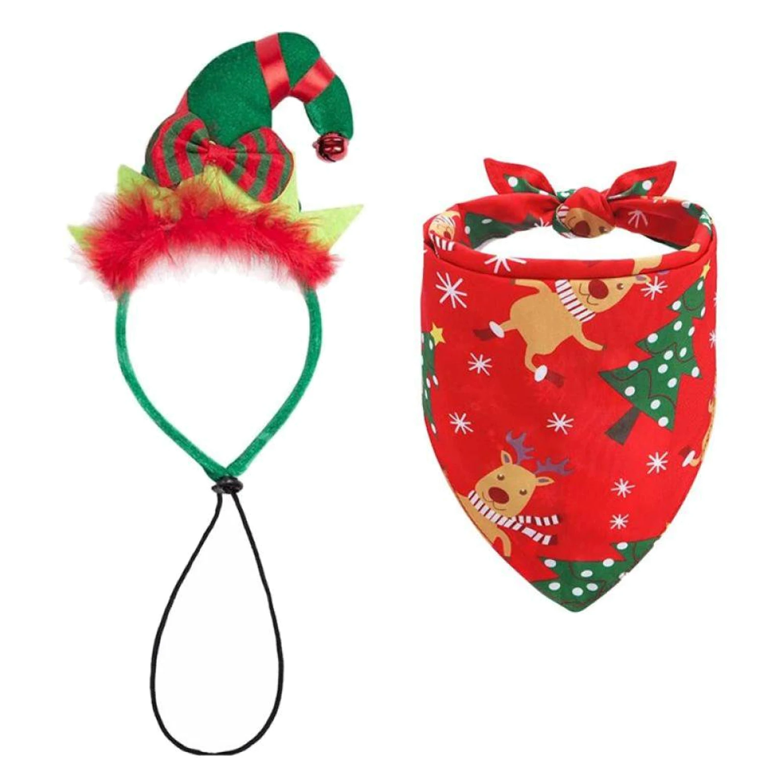 

2 шт., треугольный шарф для домашних животных, на зиму