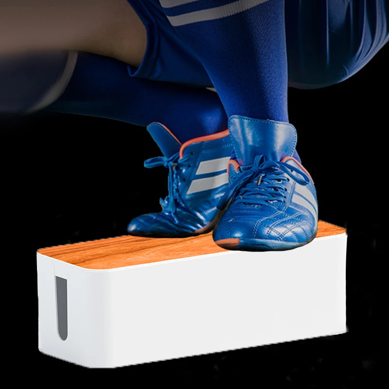 Ящик для хранения кабелей деревянный чехол линий питания пылезащитный