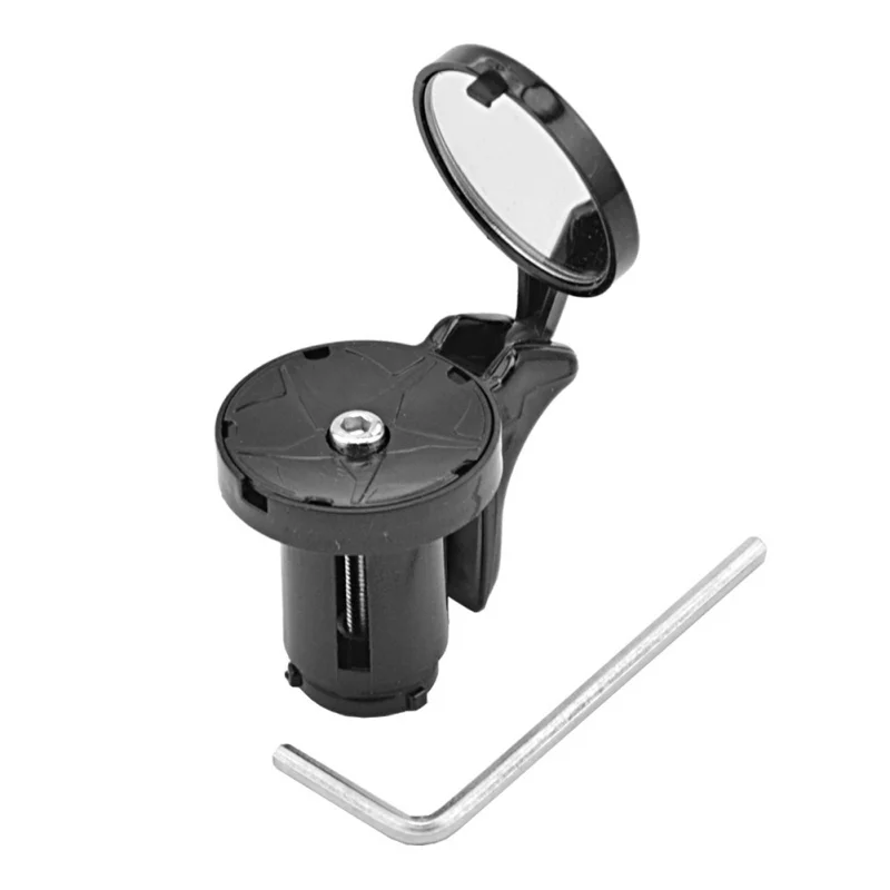 

Bike Rearview Mirror Adjustable Side Safe Cycling Mirrors Rotatable Bar End Bike Mirror Bicycle Handlebar Plug Rear View