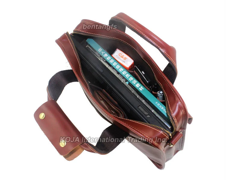 Мужская сумка-мессенджер из натуральной кожи для ноутбука 12-14 дюймов