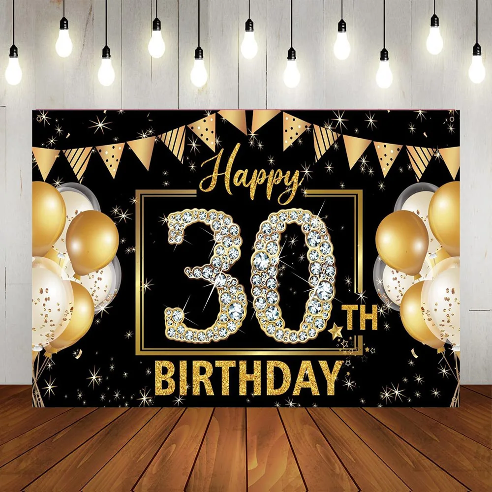 

Фотофон с надписью "Happy 30th Birthday"
