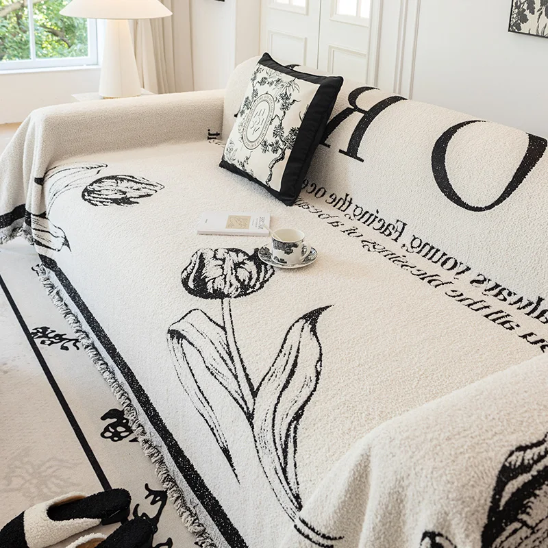 

Soft Skin Friendly Sofa Cover for Xmas Winter, Warm Couch Throw Blankets, Sofa Protector Cover, 1,2,3,4 Seater, Home Decor