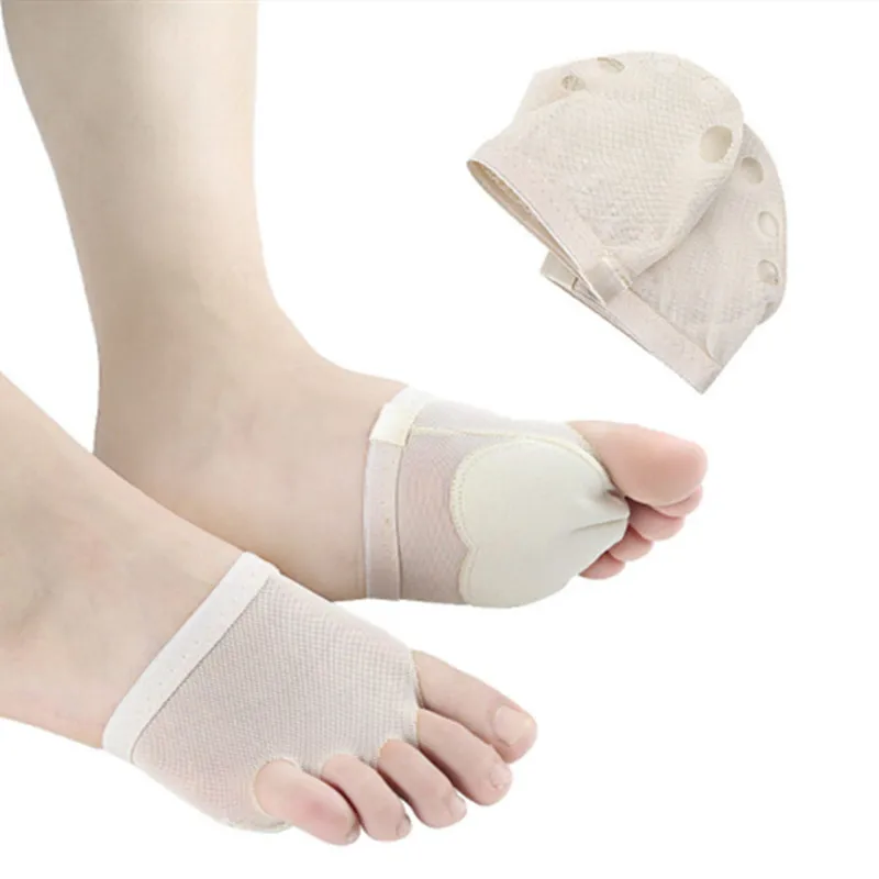 

Мягкие износостойкие танцевальные стельки с пятью отверстиями для тренировки ног, Защита ног, мягкая стелька для обуви, передняя часть стопы